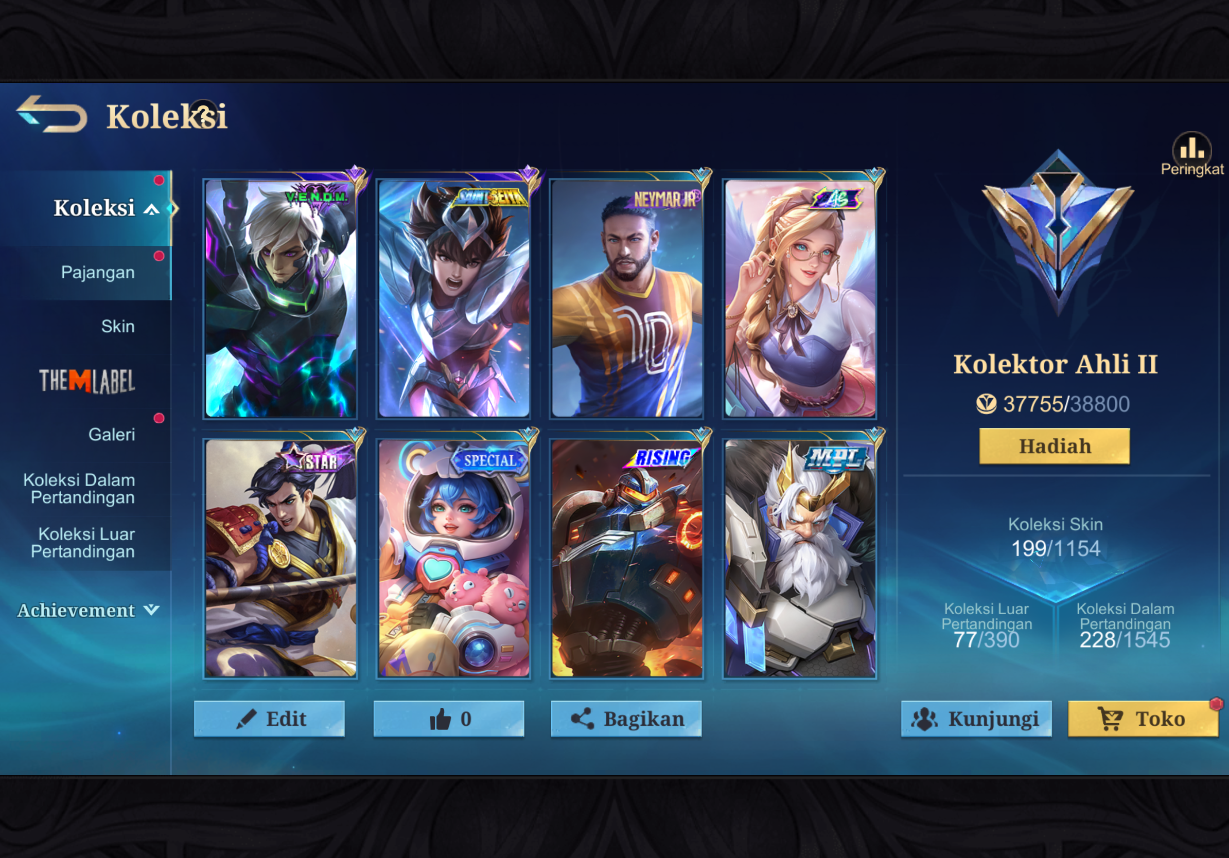 Akun mobile Legend - Foto 2